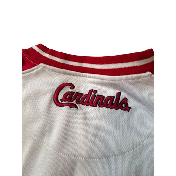 St. Louis Cardinals MLB White & Red Short Sleeve Baseball Jersey 2XL - Picture 9 of 13